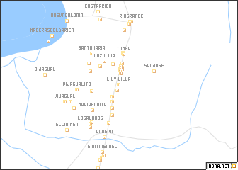 map of Villa Lily